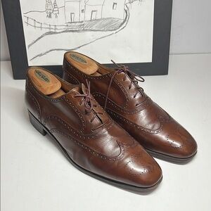 Gucci Men’s Vintage 1970s Derby Wing Tip Men’s Size 10.5 D